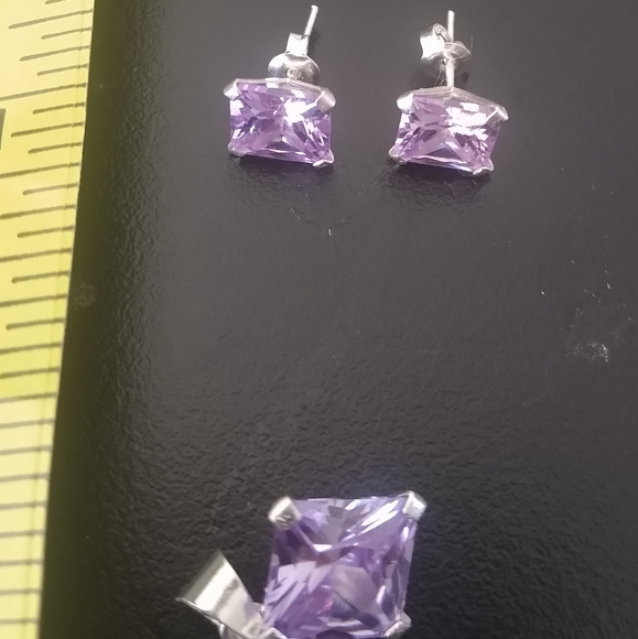 silver 925 earring, pendant set - Picture 2 of 4